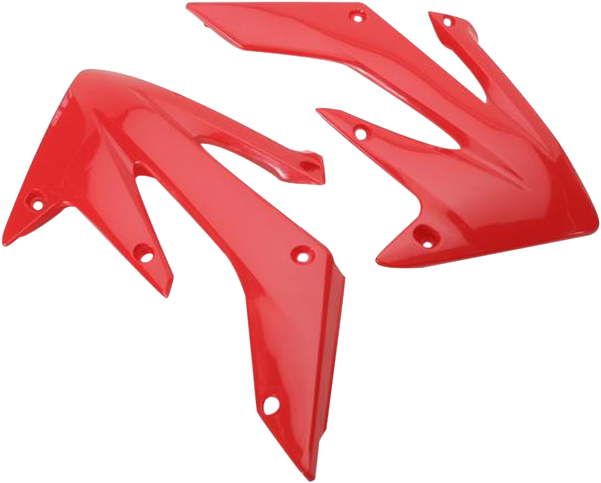 Radiator Shrouds - Red - Honda - CRF '04-'17 (1)