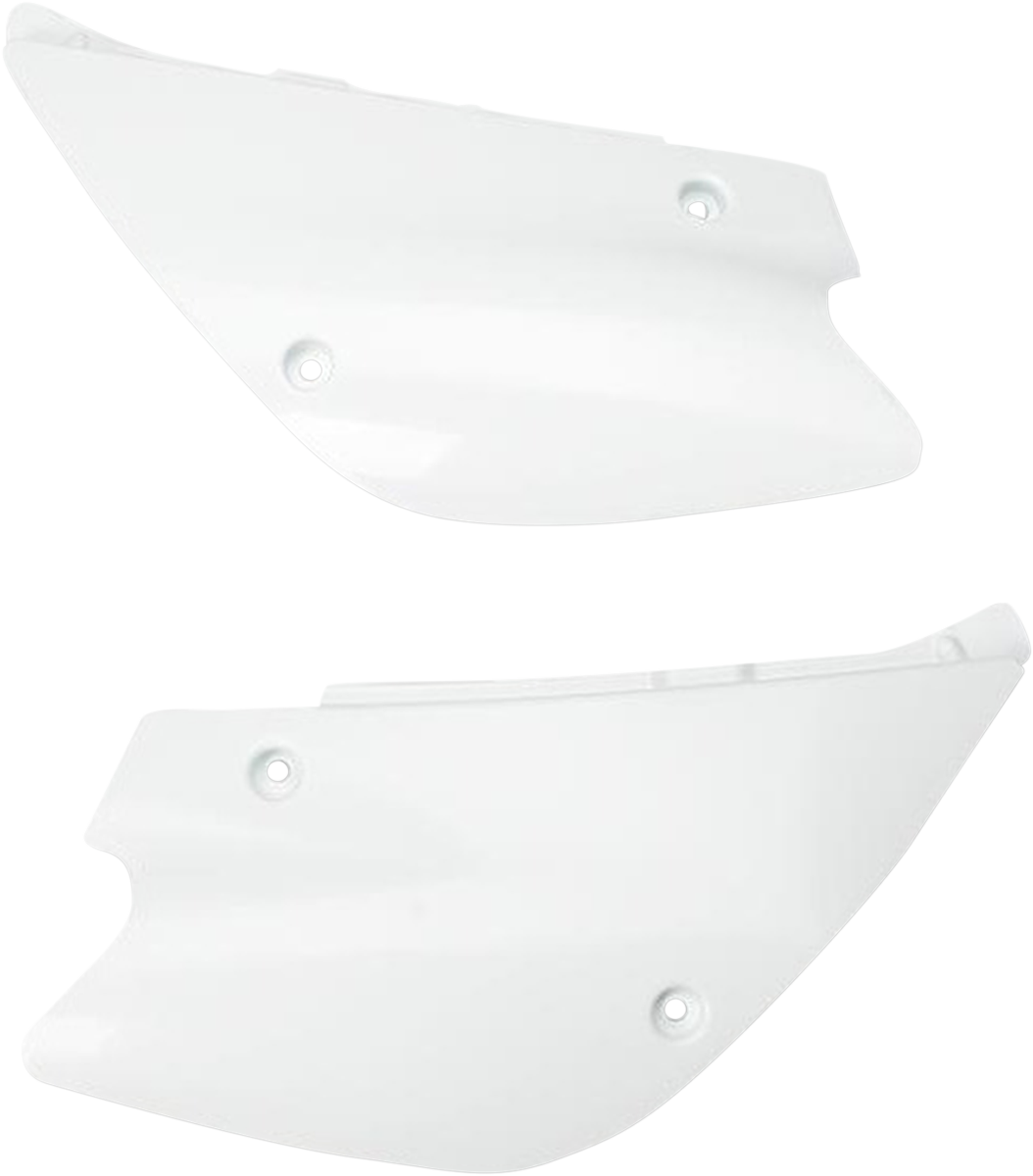 Side Panels - White - Kawasaki | Suzuki - KX | RM '98-'13 (1)