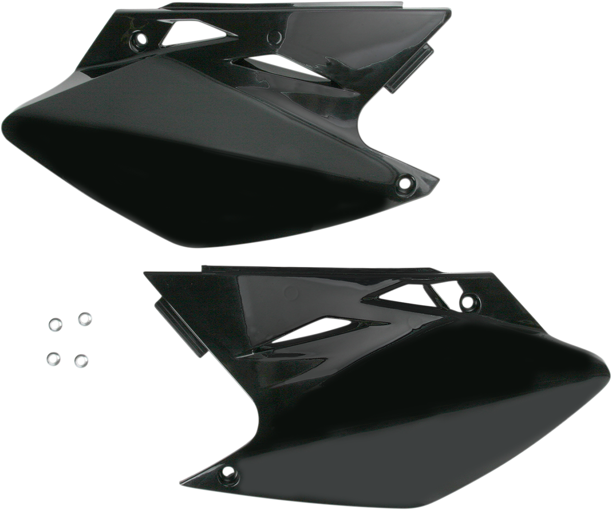 Side Panels - Black - Kawasaki - KX '06-'08 (1)