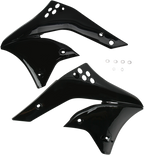 ACERBIS Radiator Shrouds - Black - Kawasaki - KX '06-'08
