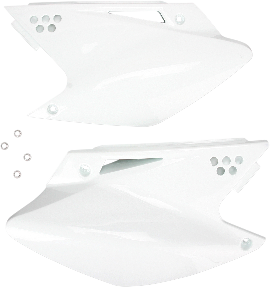 ACERBIS Side Panels - White - Kawasaki - KX '06-'08