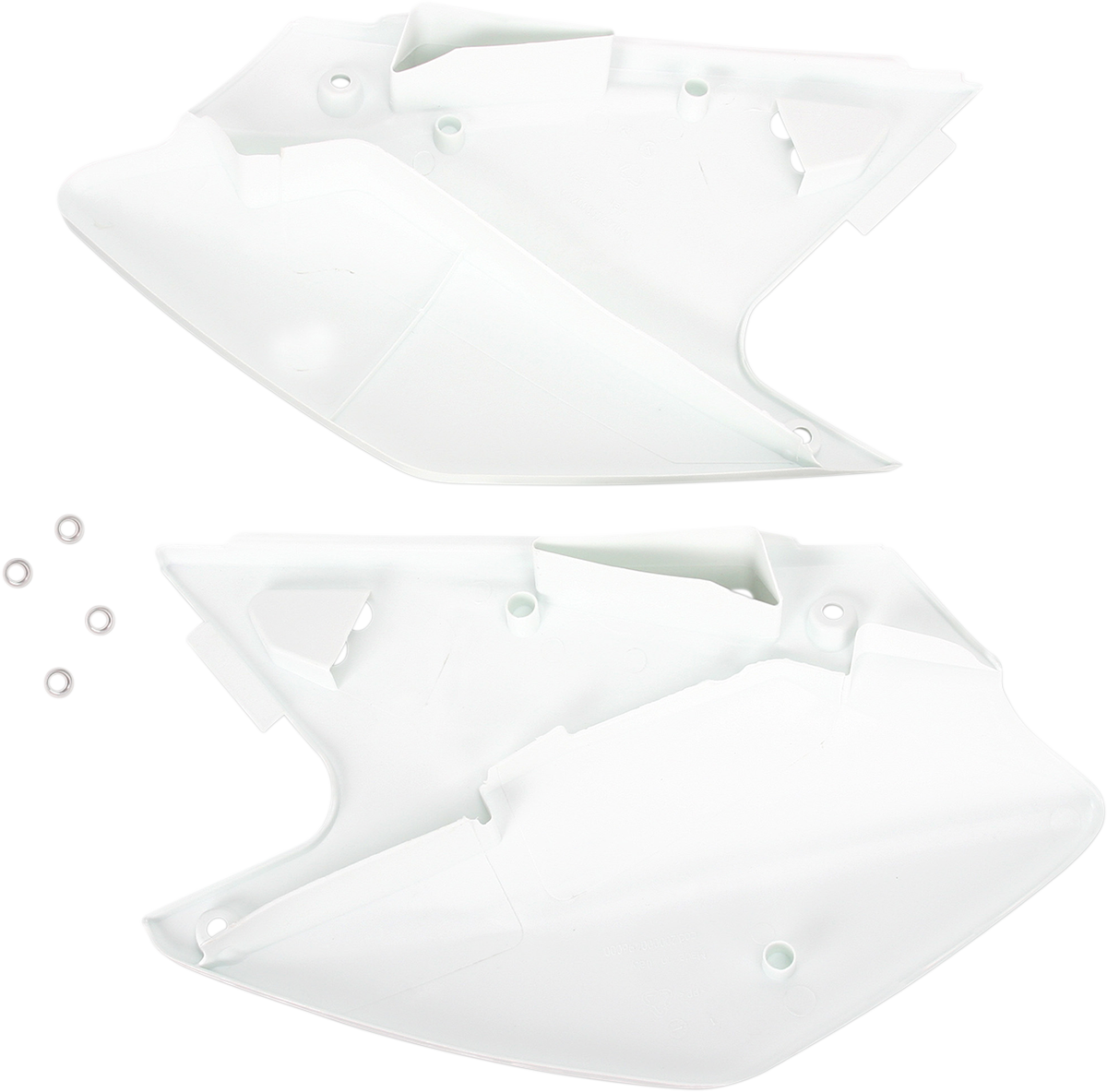 ACERBIS Side Panels - White - Kawasaki - KX '06-'08