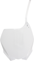 Front Number Plate - White (1)