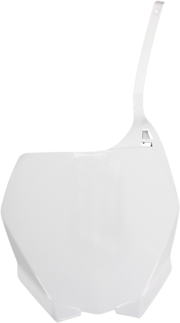 Front Number Plate - White (1)