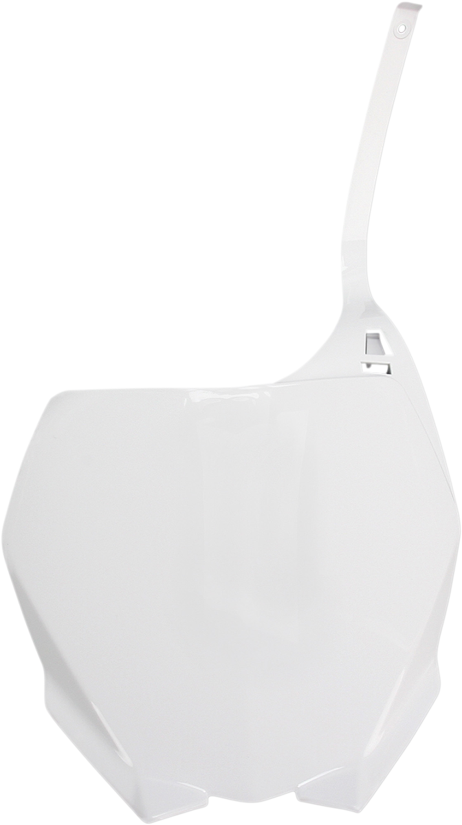 Front Number Plate - White (1)
