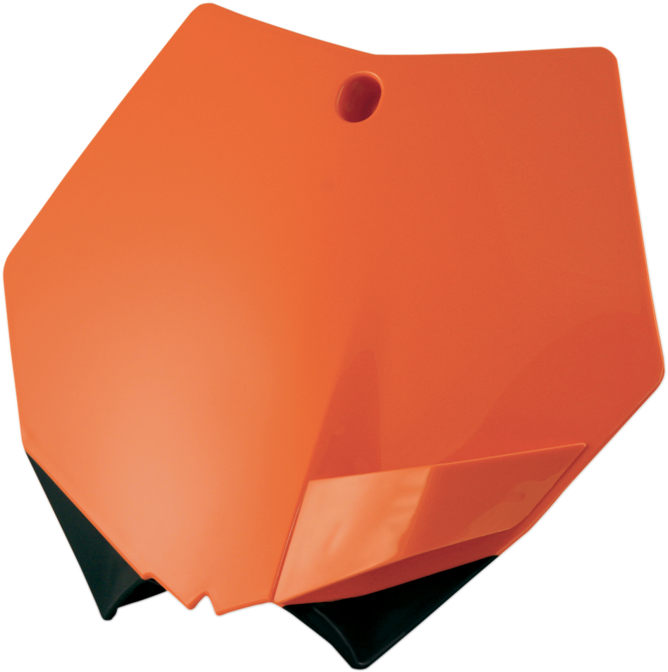 Front Number Plate - Orange (1)