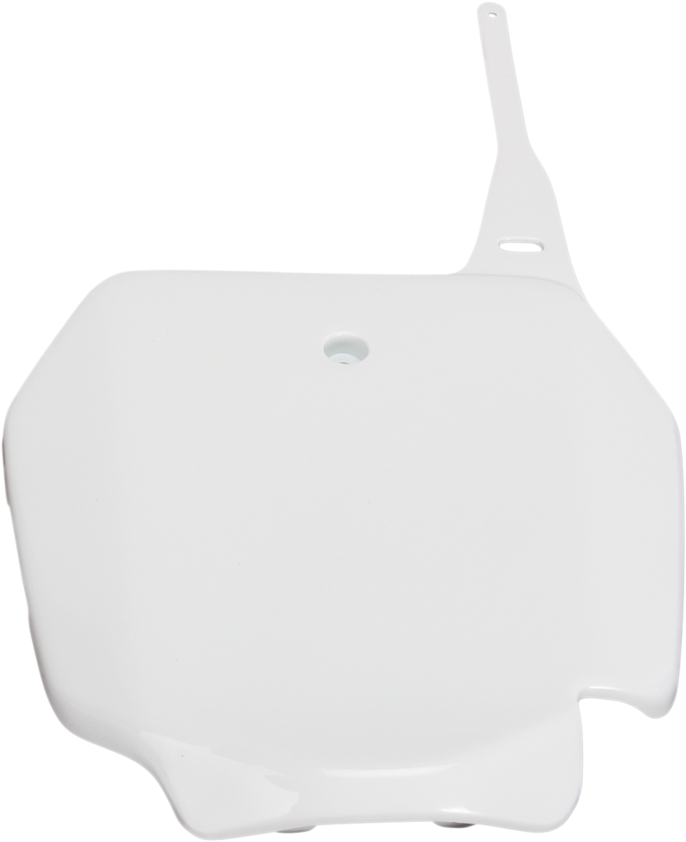 Front Number Plate - White (1)