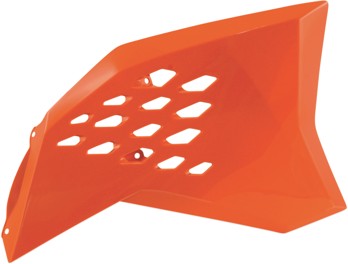 Radiator Shrouds - Orange - KTM - EX/SX/XC '07-'11 (1)