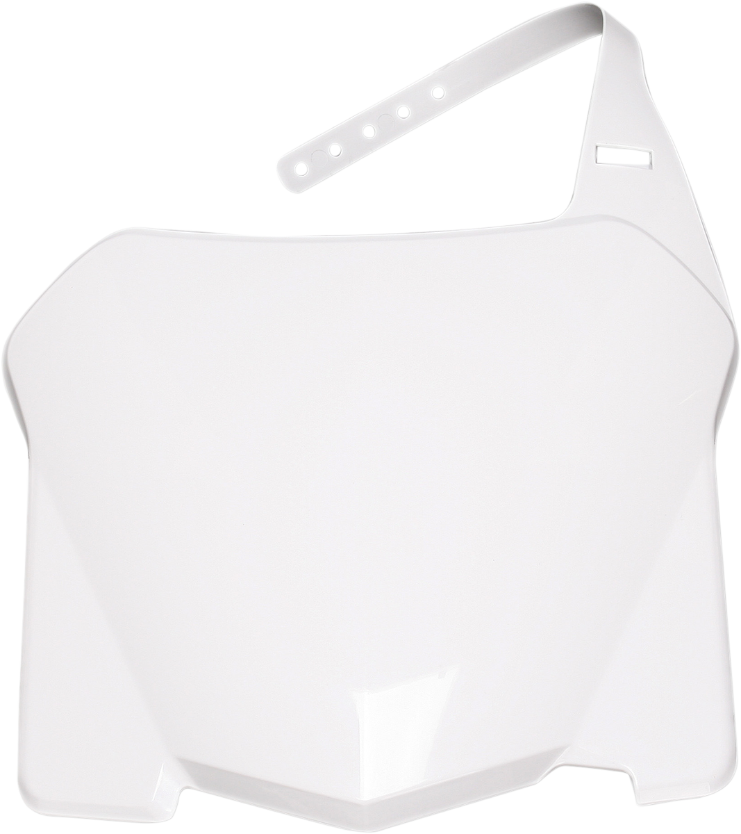 Front Number Plate - White (1)