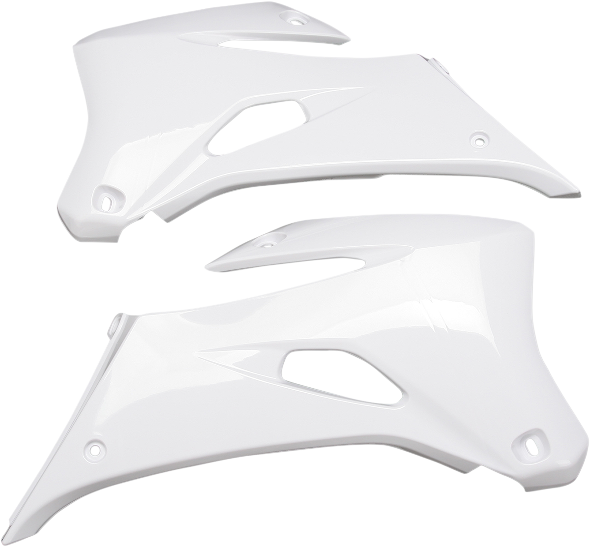 Radiator Shrouds - White - Yamaha - WR '07-'13 (1)