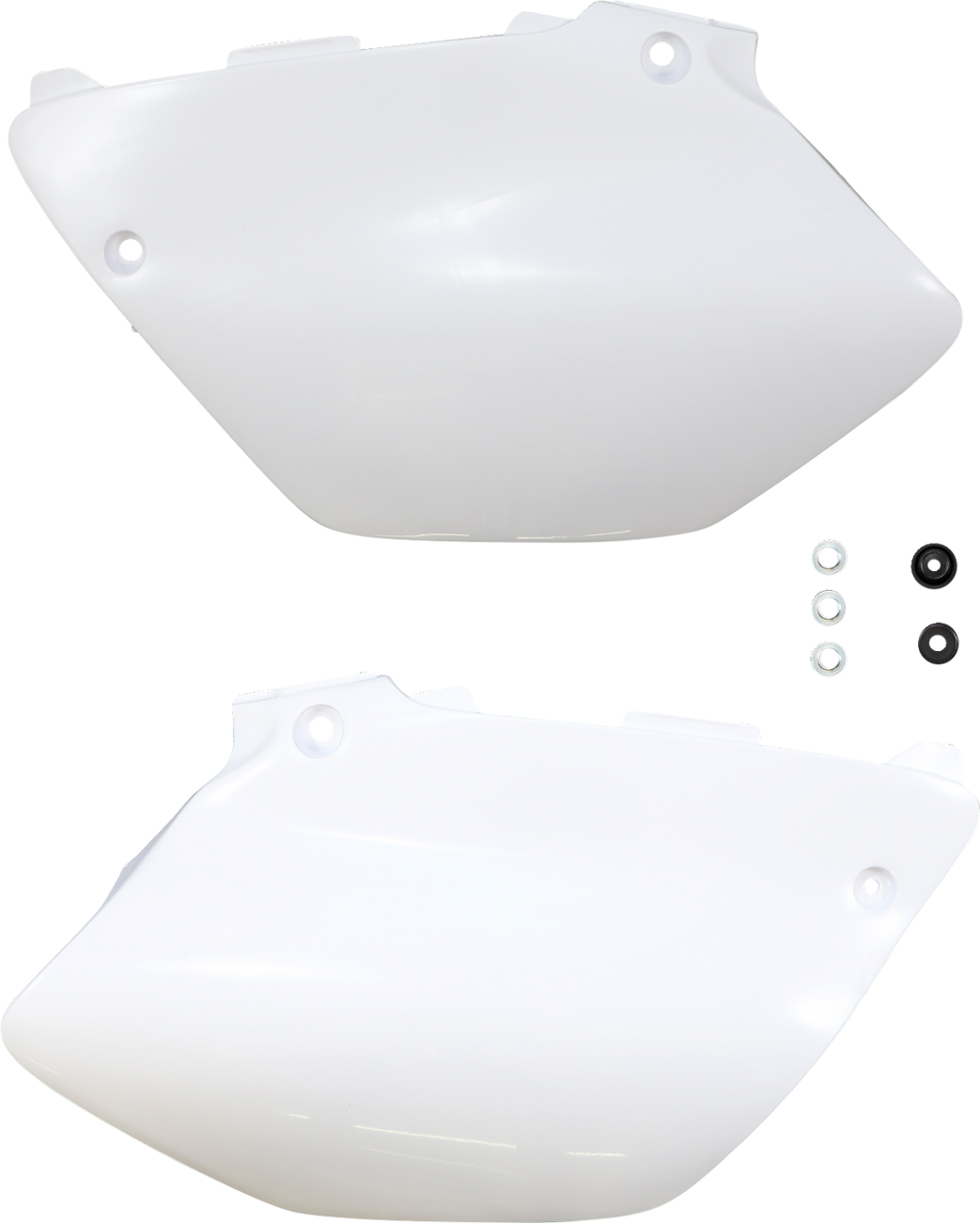 Side Panels - White - Yamaha - YZ '06-'14 (1)
