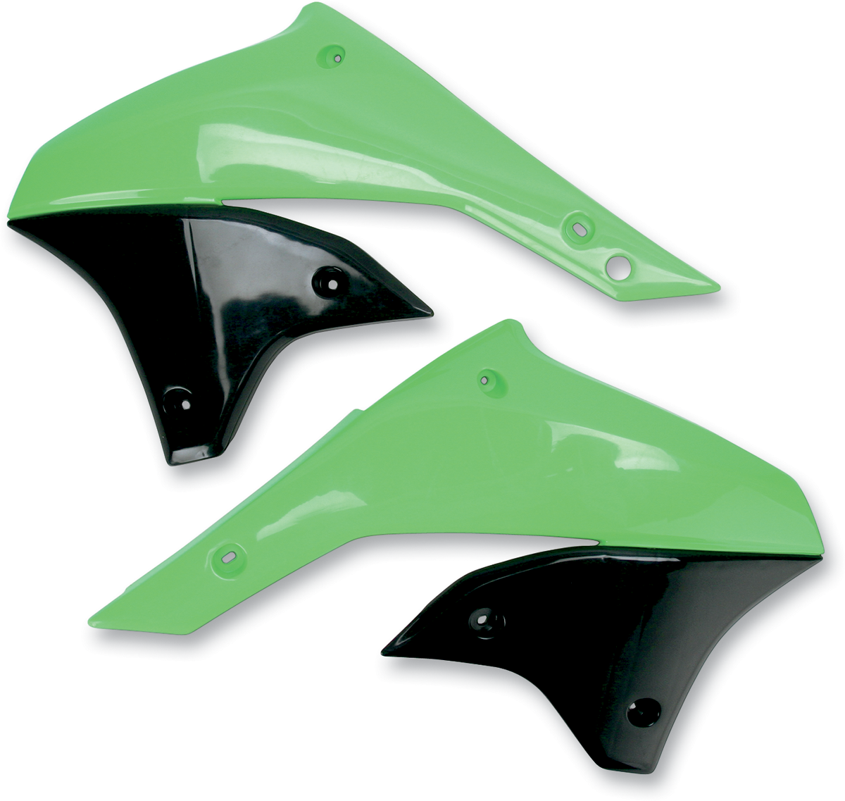 UFO Shroud Rad KLX450R - Green