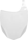Front Number Plate - White (1)