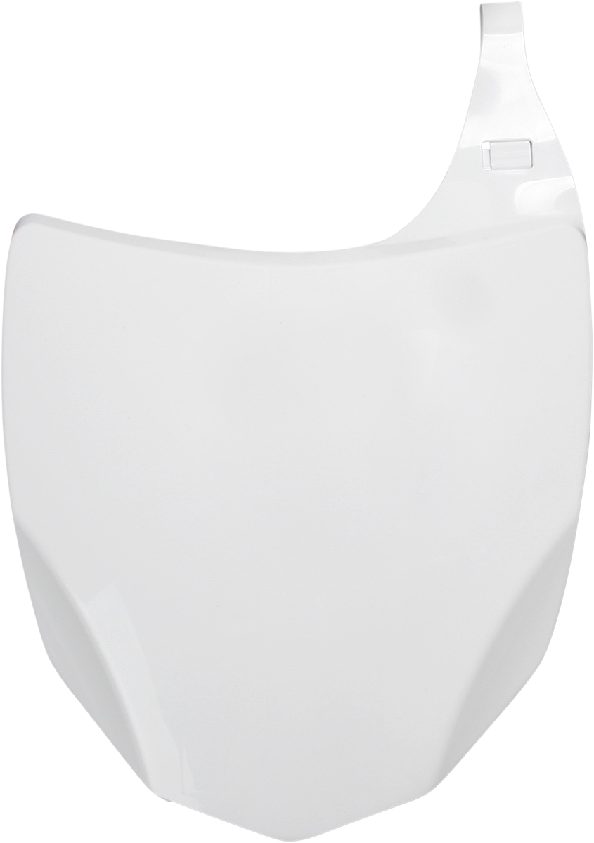 Front Number Plate - White (1)