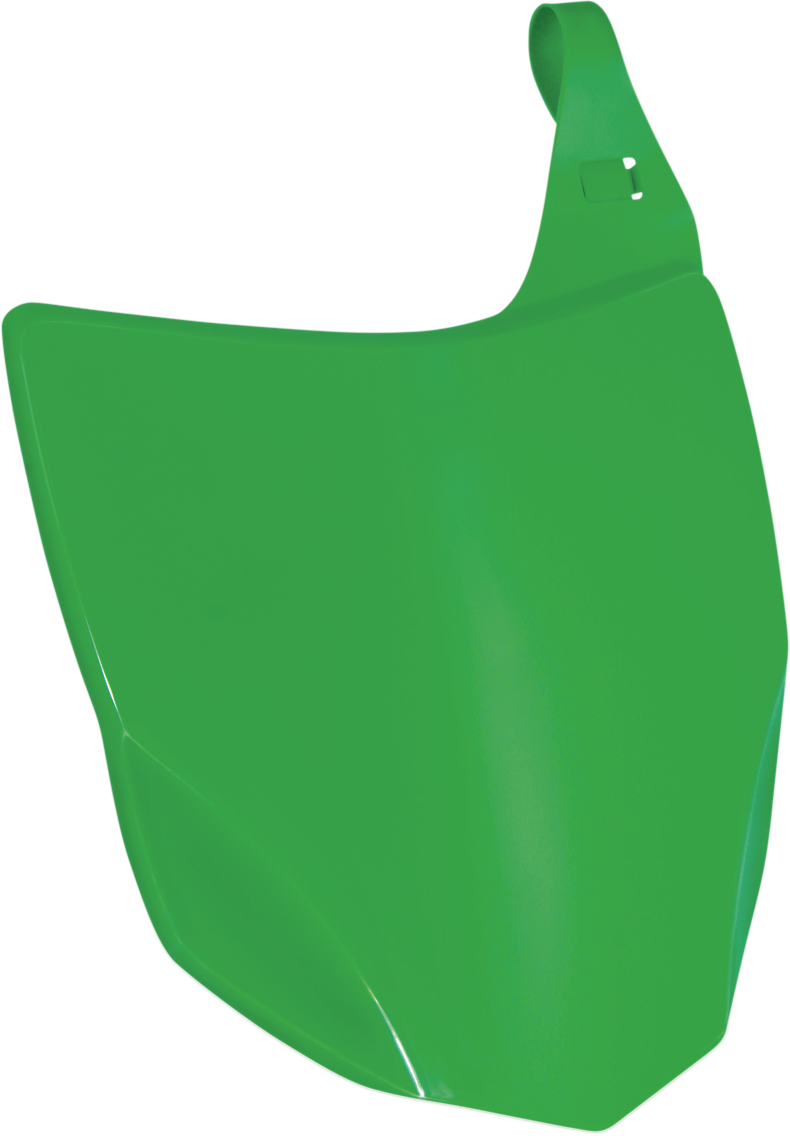 Front Number Plate - Green (1)