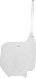 Front Number Plate - White (1)
