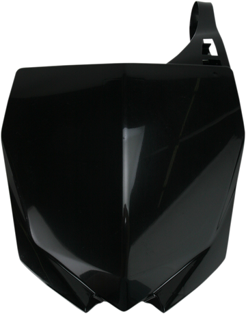 Front Number Plate - Black (1)