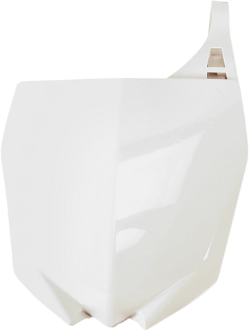 Front Number Plate - White (1)