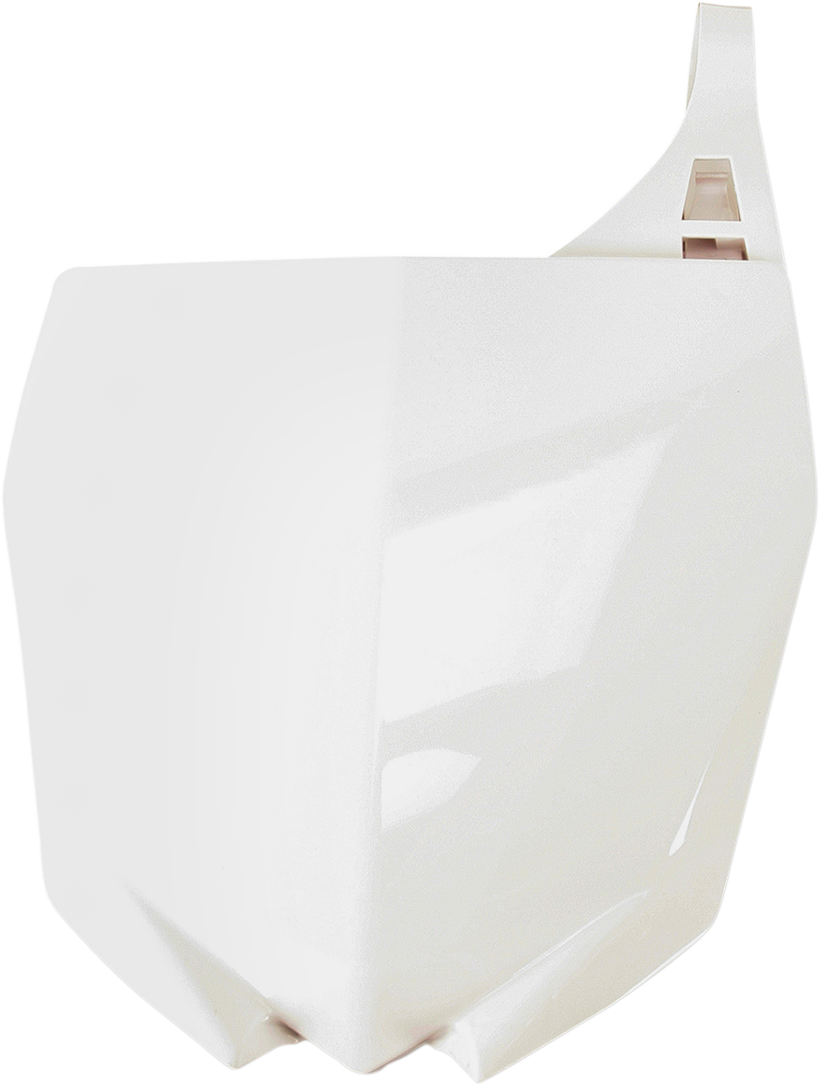 Front Number Plate - White (1)