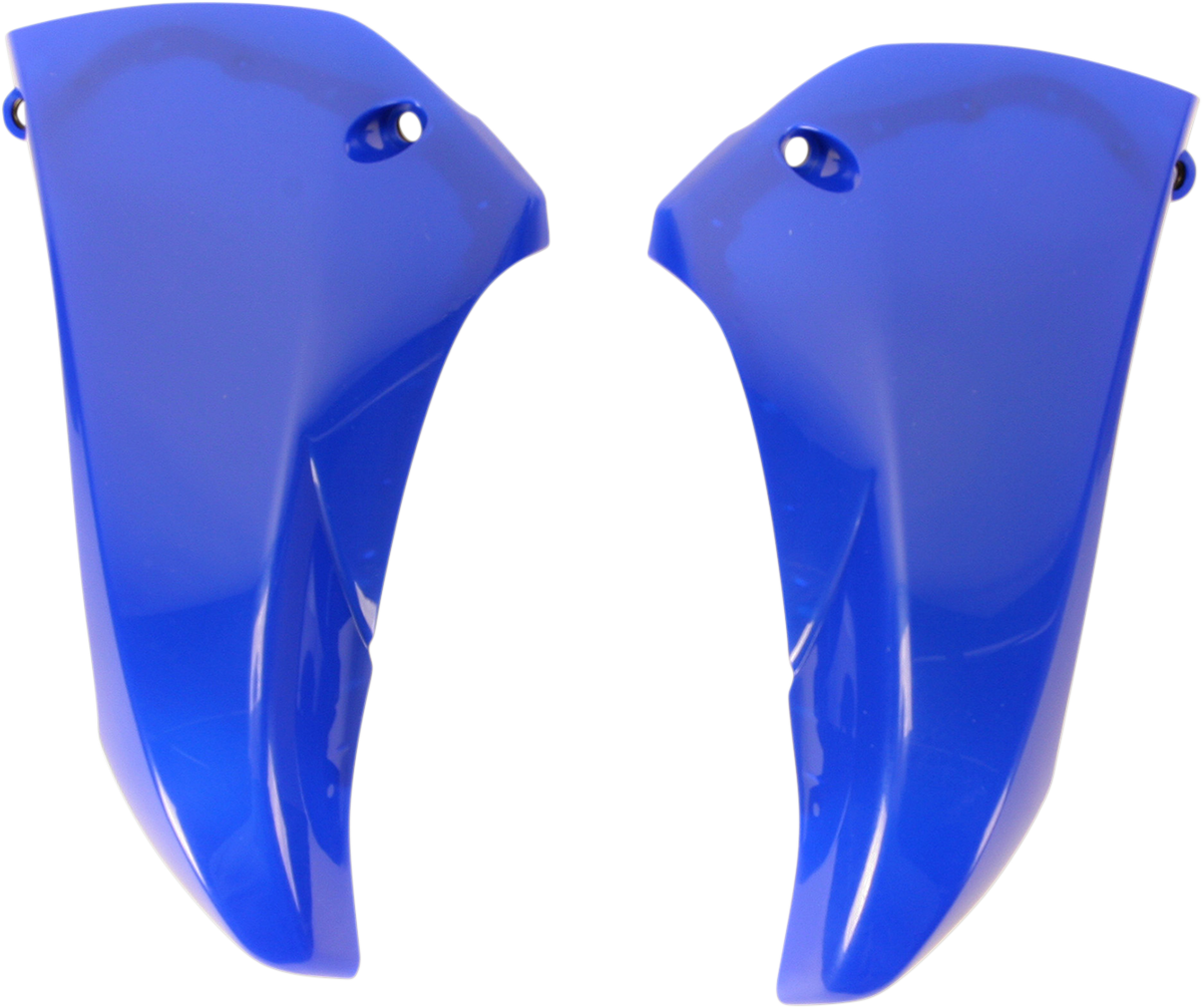 Radiator Shrouds - Upper - Blue - Yamaha - YZ '10-'13 (1)