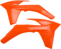 Radiator Shrouds - Orange - KTM - EX/SX/XC '11-'13 (1)