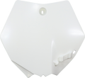 Front Number Plate - White (1)
