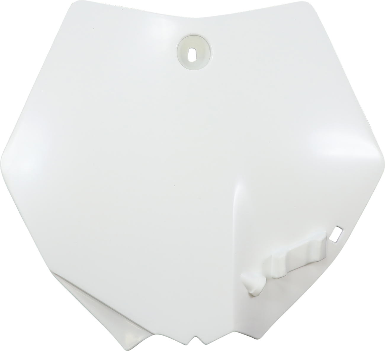 Front Number Plate - White (1)