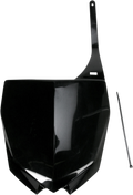 UFO Front Number Plate 2TO4 - Black