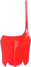 Front Number Plate - Red (1)