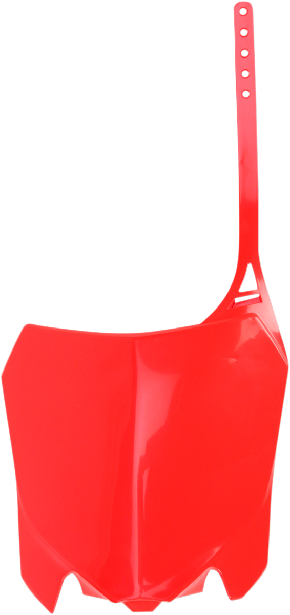 Front Number Plate - Red (1)