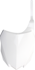 Front Number Plate - White (1)