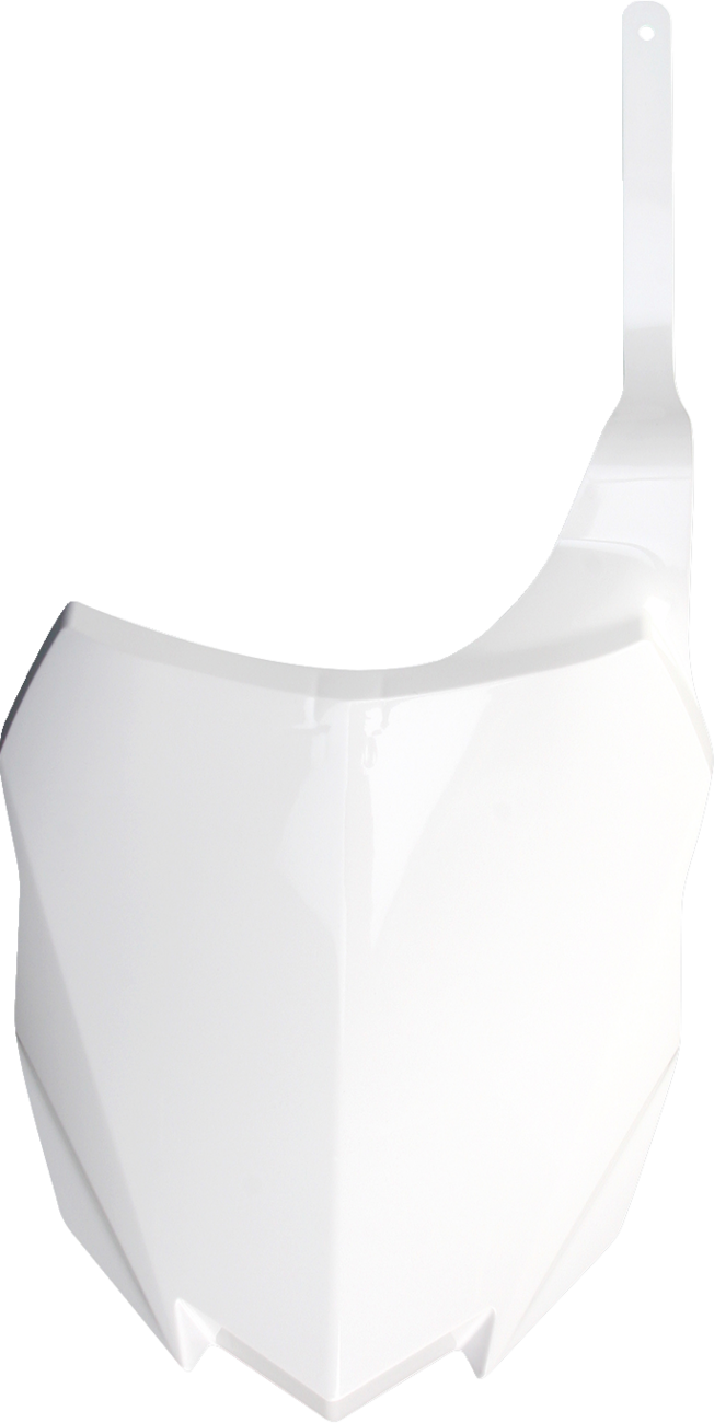 Front Number Plate - White (1)
