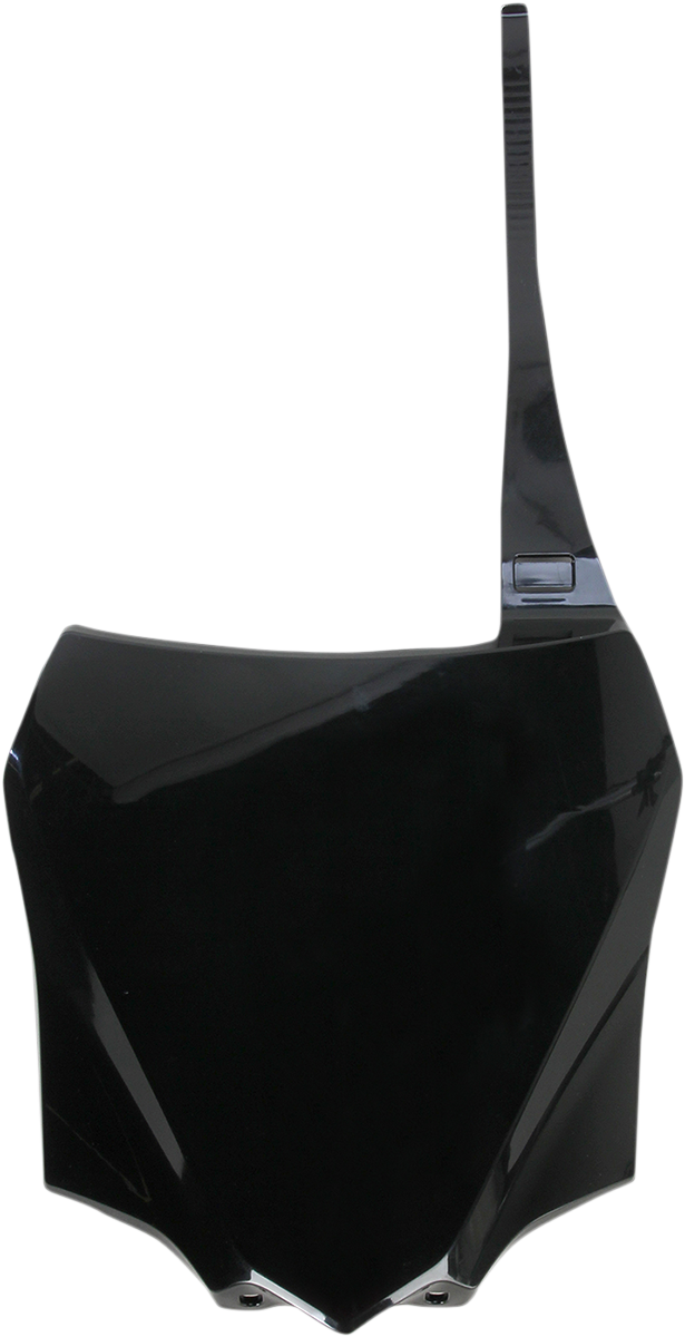 Front Number Plate - Black (1)