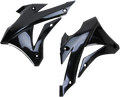 Radiator Shrouds - Black - Kawasaki - KX '14-'21 (1)