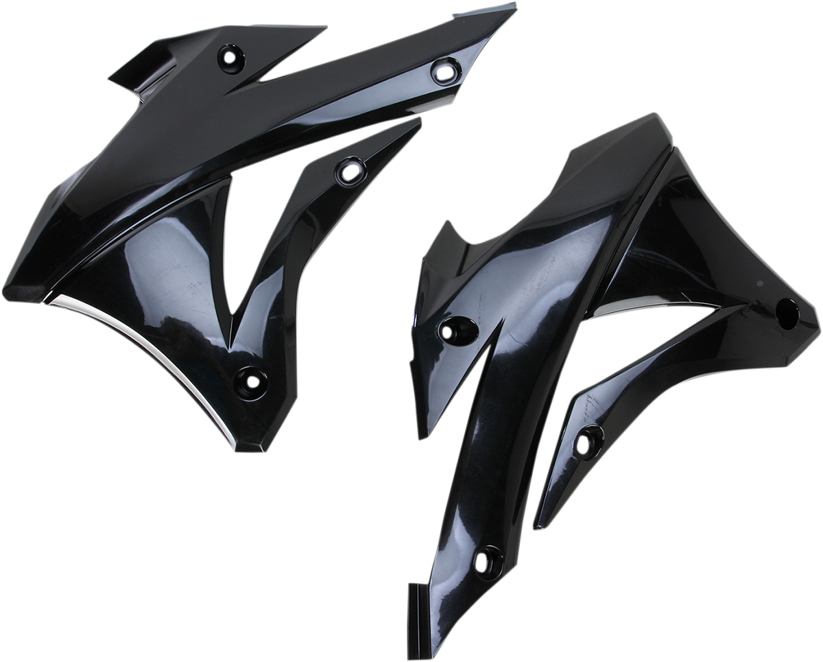 Radiator Shrouds - Black - Kawasaki - KX '14-'21 (1)
