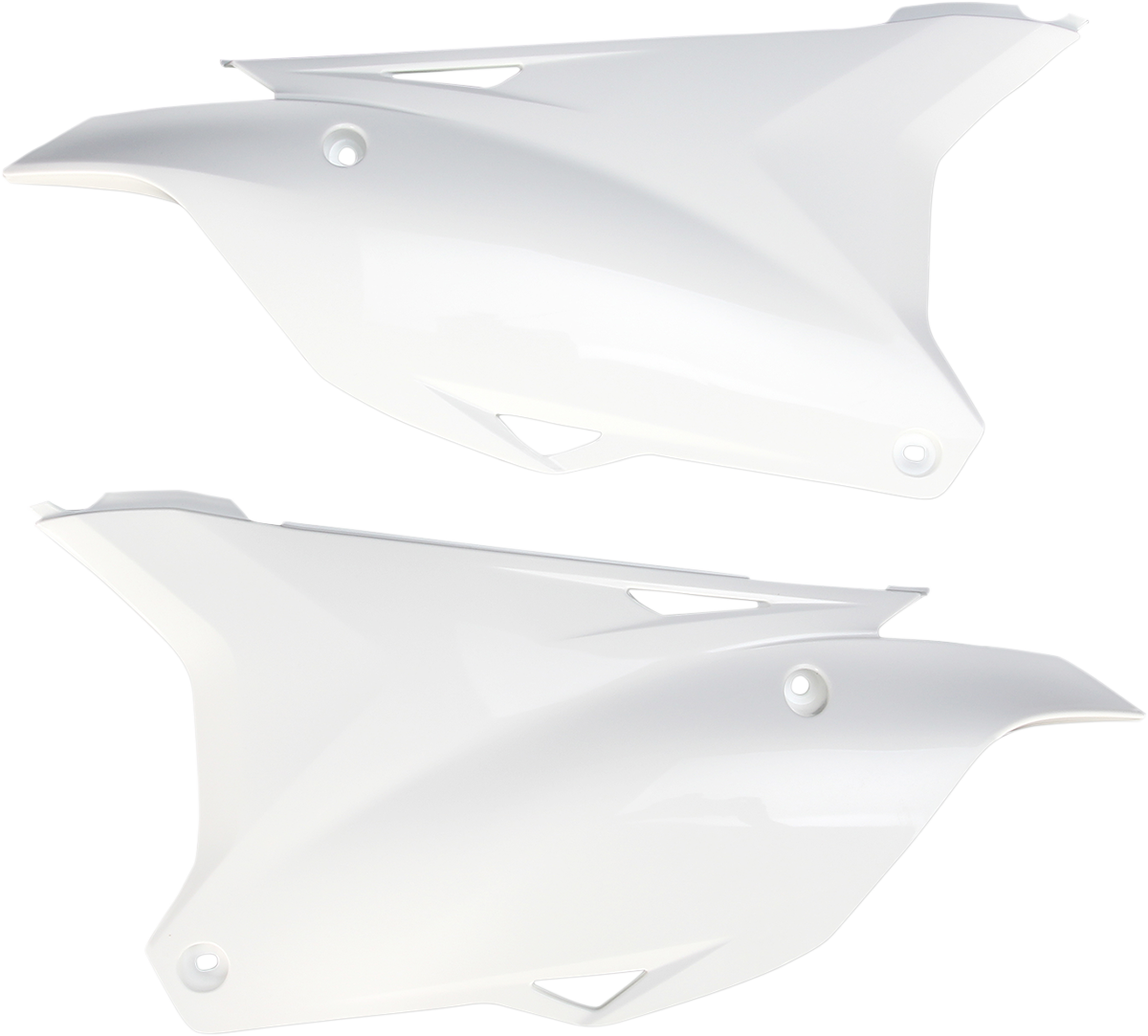 Side Panels - White - Kawasaki - KX '14-'25 (1)