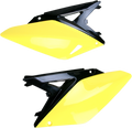 Side Panels - Black/Yellow OEM '14-'16 - Suzuki - RMZ '10-'18 (1)