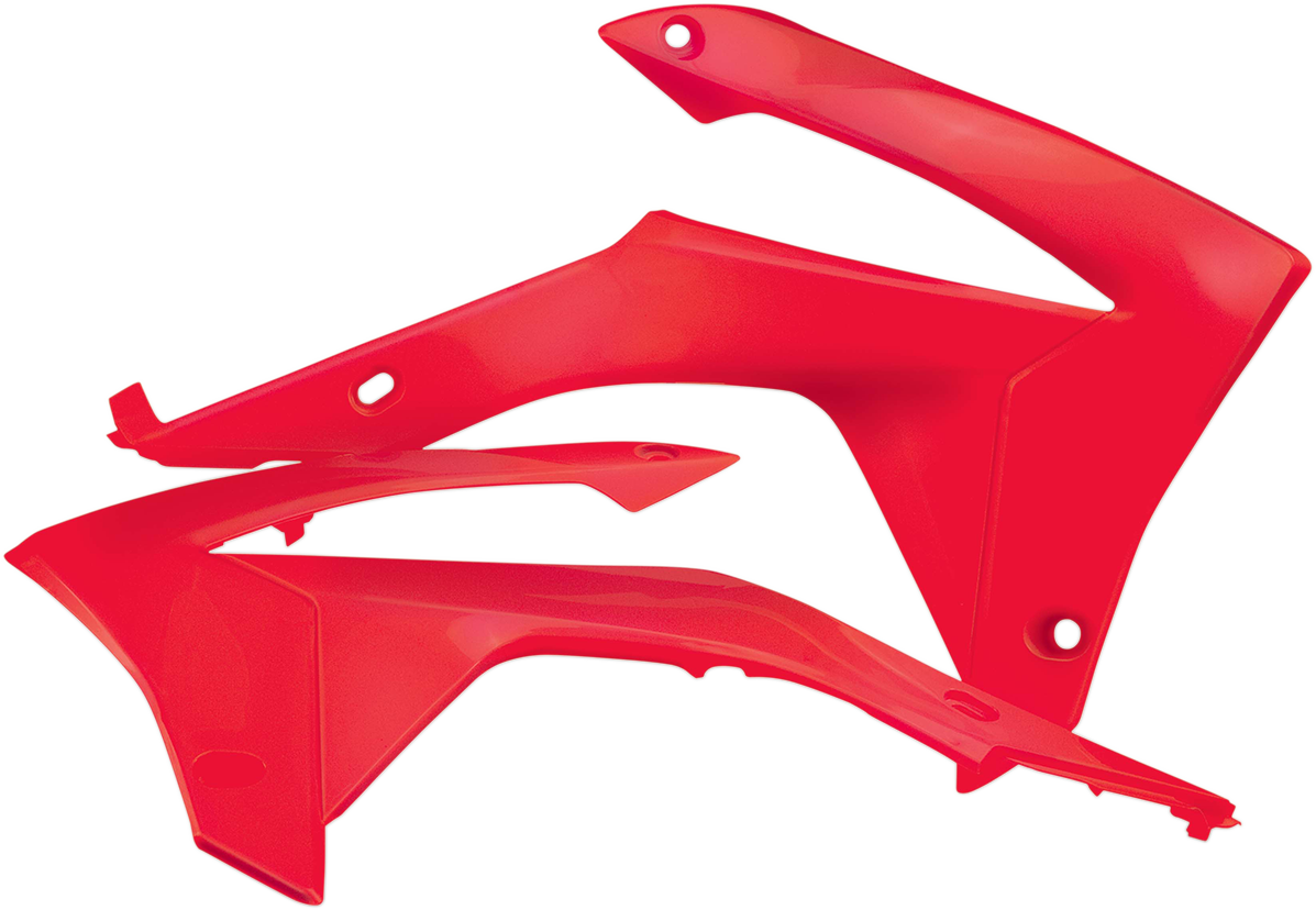 Radiator Shrouds - Red - Honda - CRF '13-'17 (1)