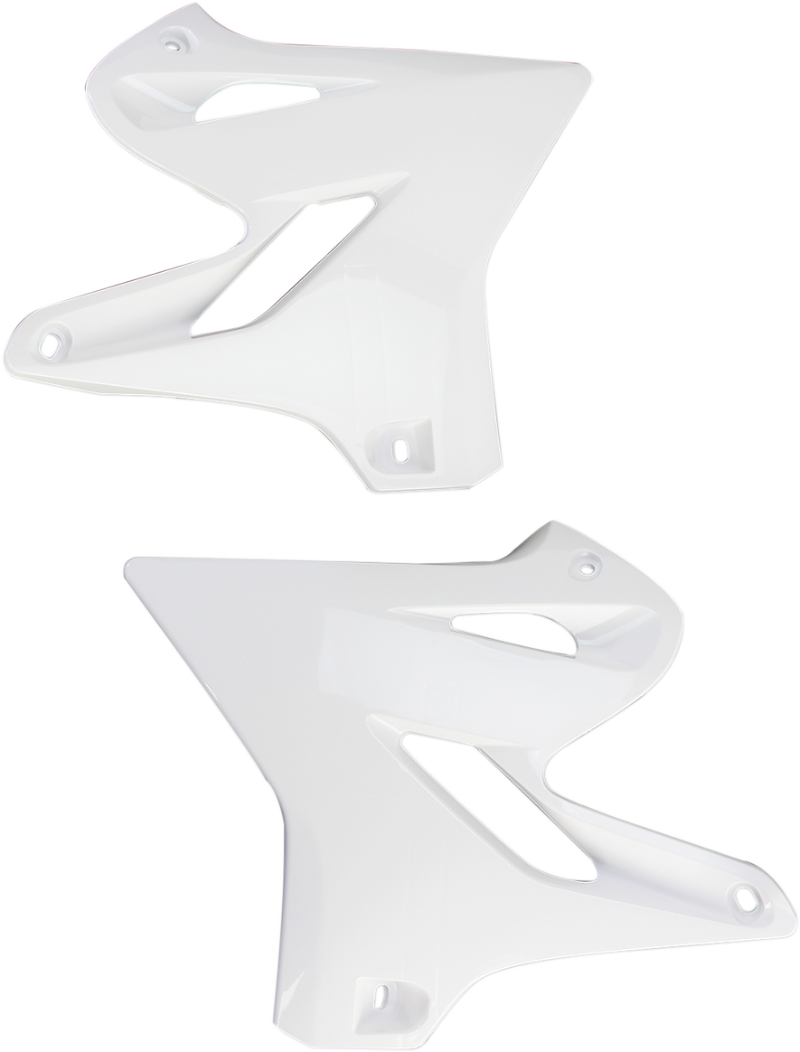 Radiator Shrouds - White - Yamaha - YZ '15-'22 (1)