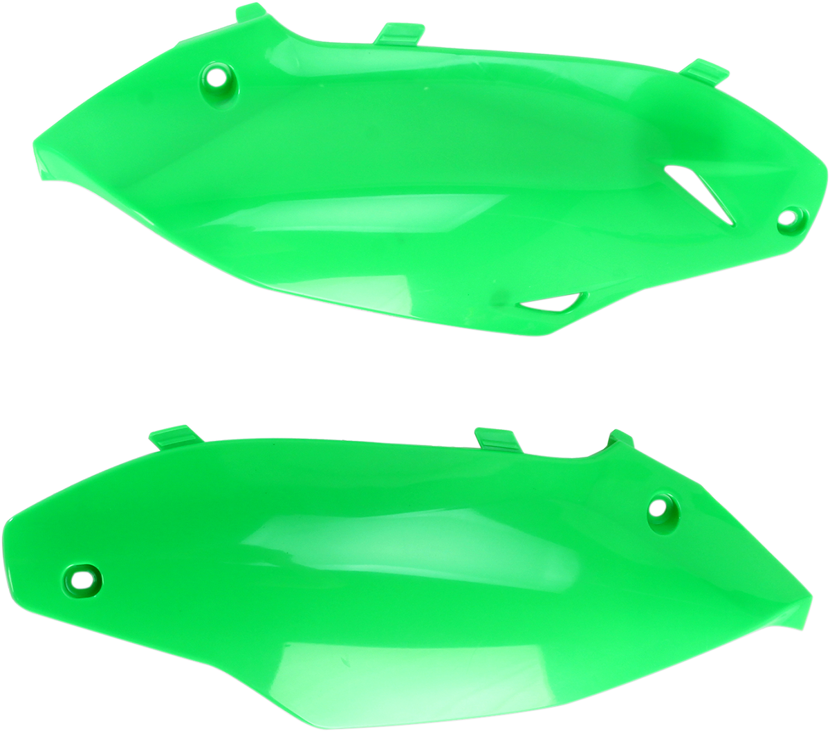 Side Panels - Fluorescent Green - Kawasaki - KX '12-'16 (1)