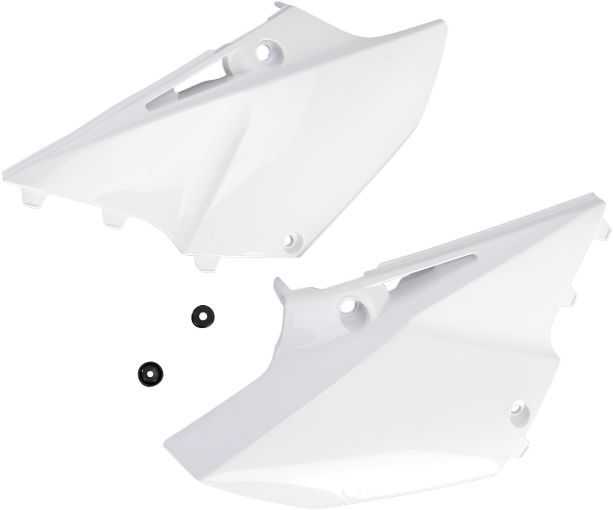 Side Panels - White - Yamaha - YZ '15-'22 (1)