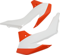 Radiator Shrouds - Orange/White - KTM - SX '13-'17 (1)