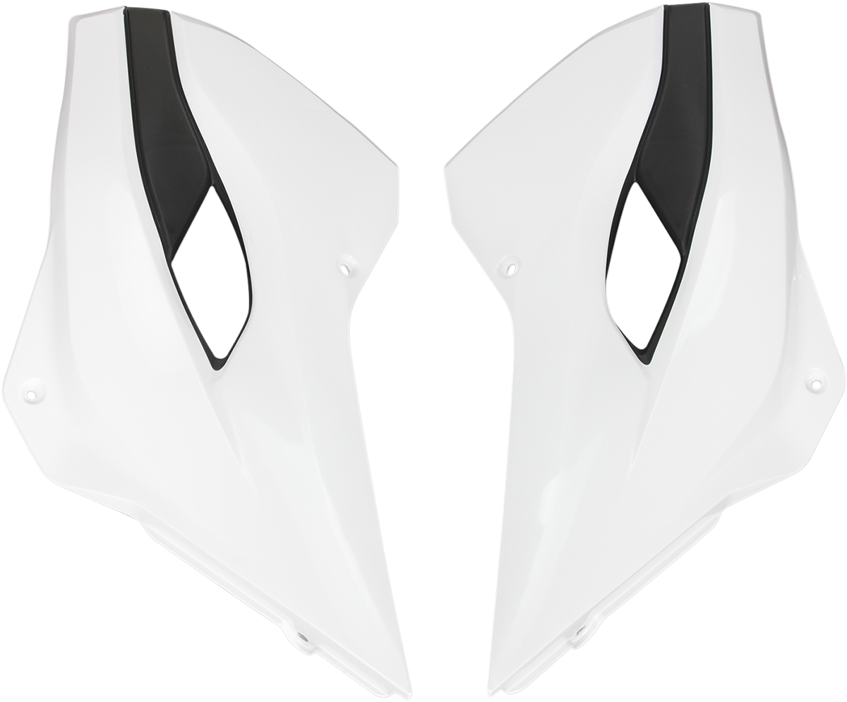 Radiator Shrouds - White - Husqvarna - FC/FE/TC/TE '14-'16 (1)