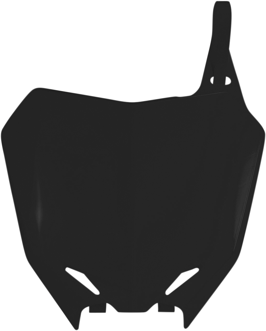 Front Number Plate - Black (1)