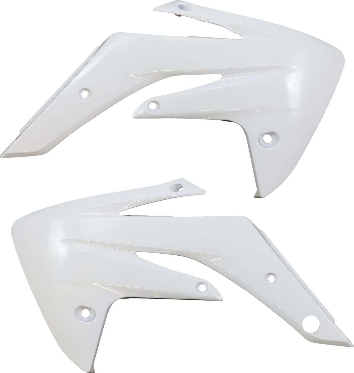 Radiator Shrouds - White - Honda - CRF '07-'25 (1)
