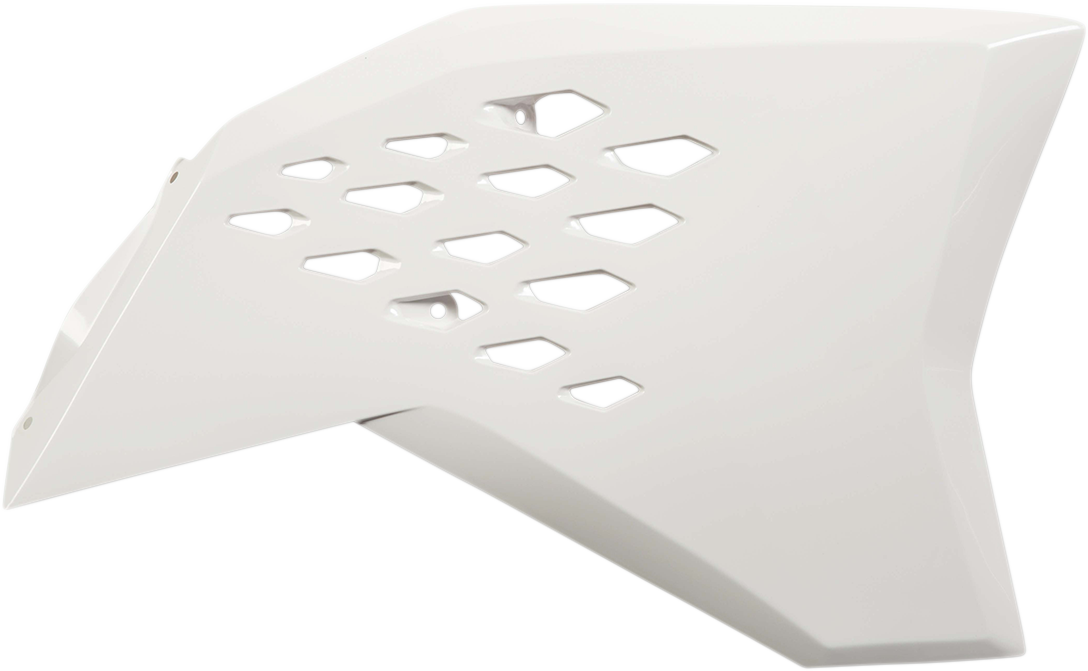 Radiator Shrouds - White - KTM - EX/SX/XC '07-'11 (1)