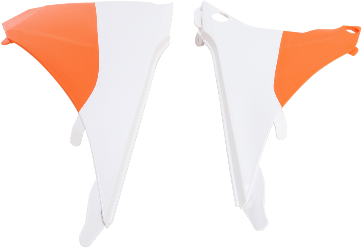Airbox Cover - White/Orange (1)
