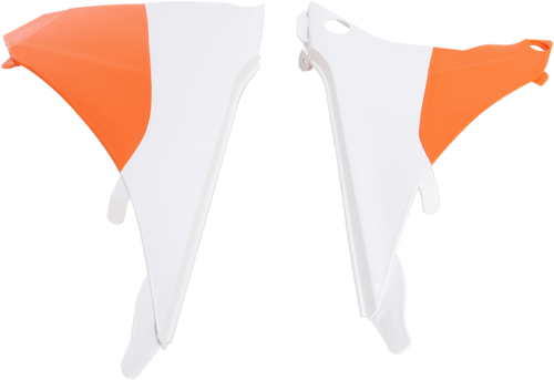 Airbox Cover - White/Orange (1)