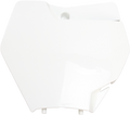 Front Number Plate - White (1)