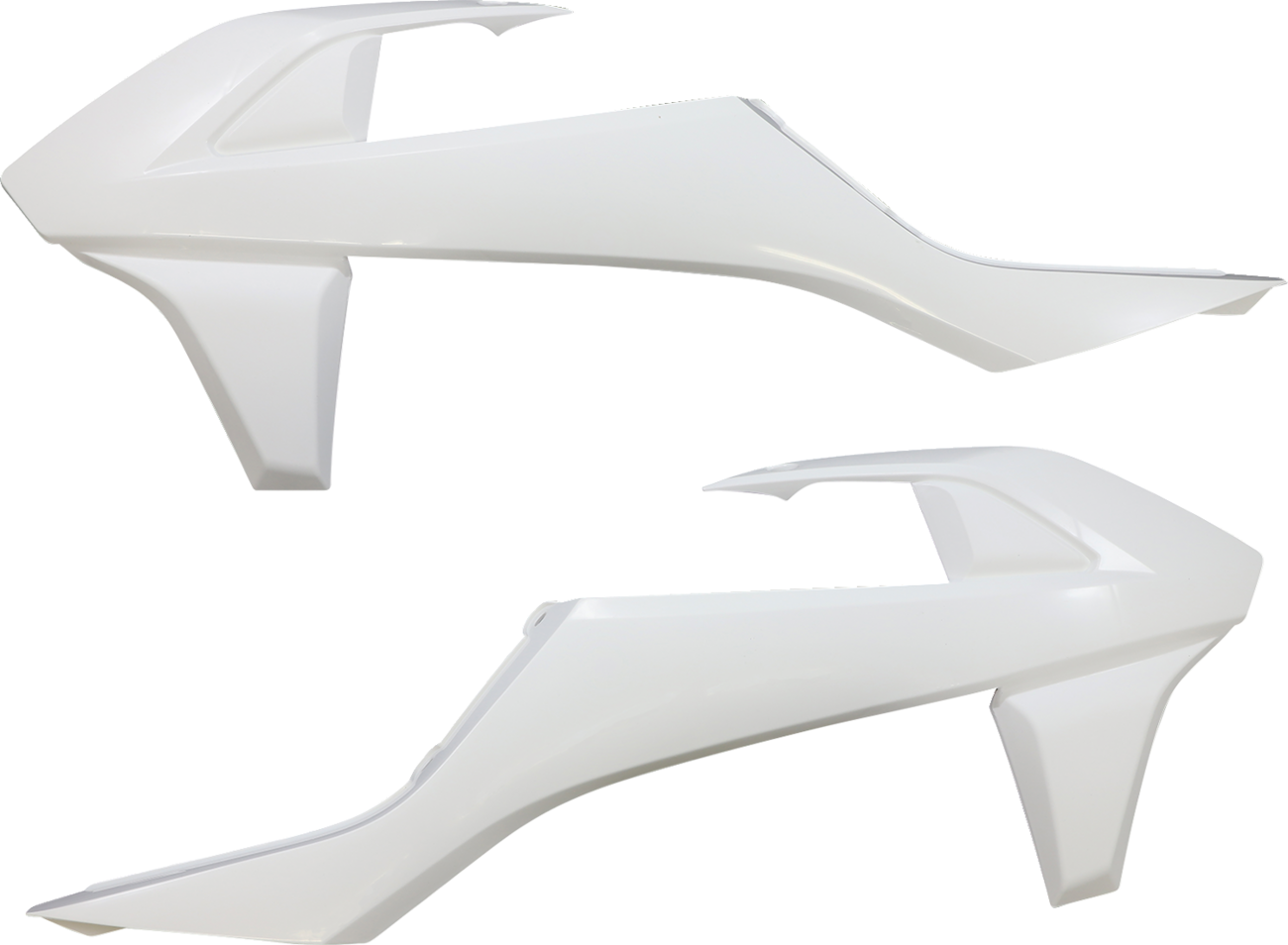 Radiator Shrouds - White - KTM - EX/SX/XC '16-'19 (1)